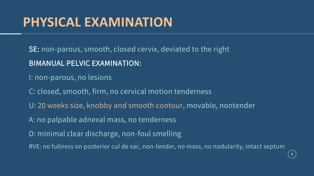 physical examination 1