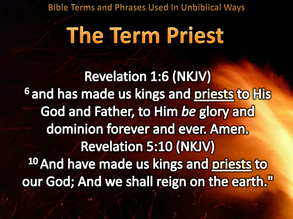 revelation 1 6 nkjv 6 and has made us kings