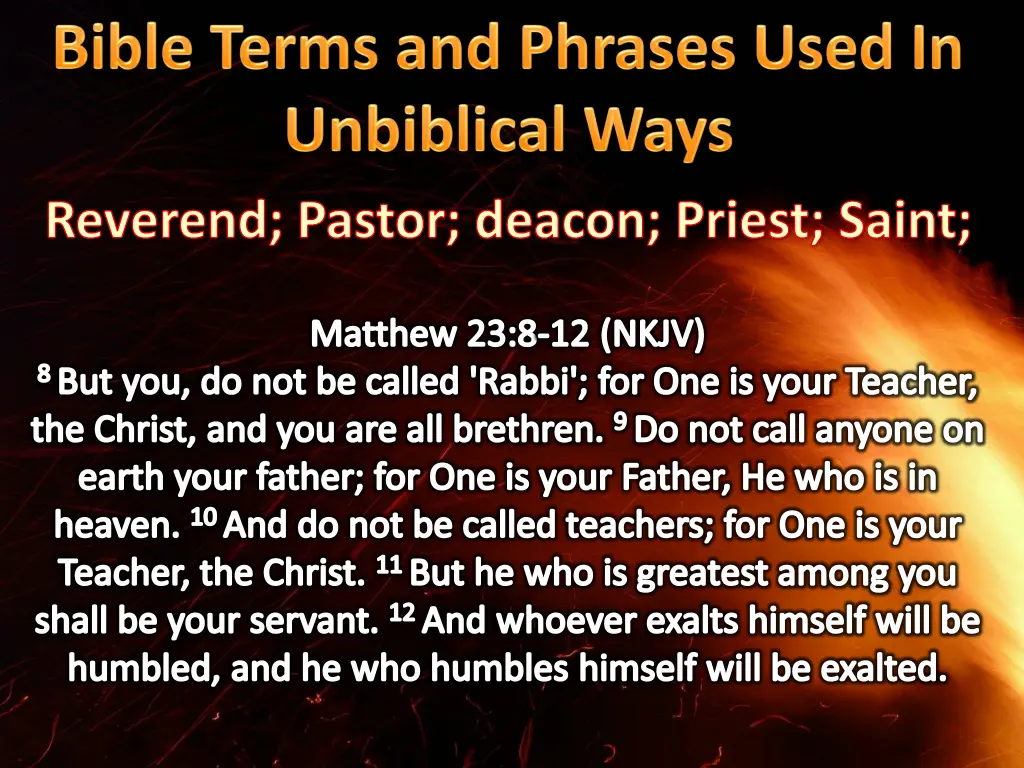 reverend pastor deacon priest saint