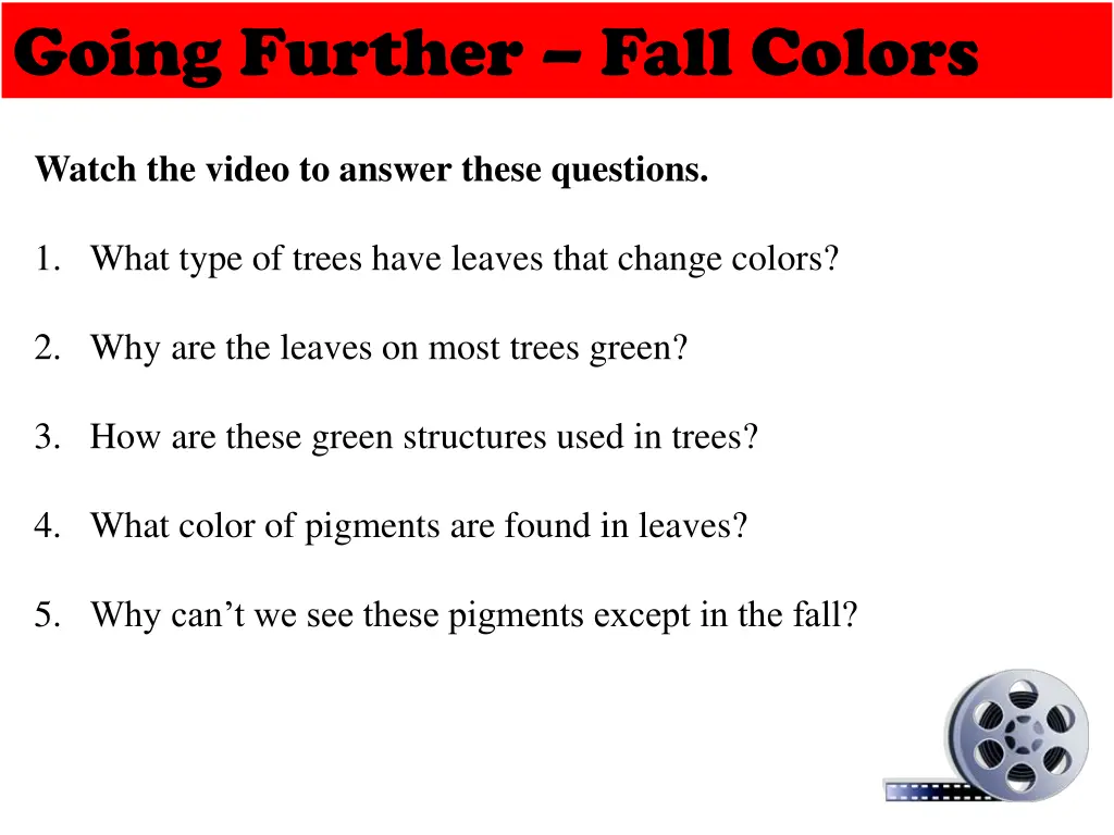 going further fall colors