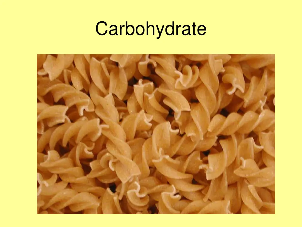 carbohydrate