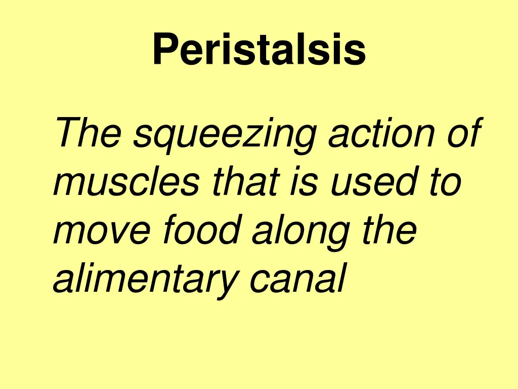 peristalsis