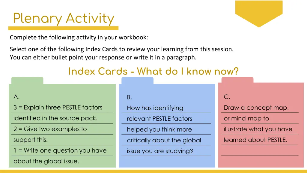 plenary activity