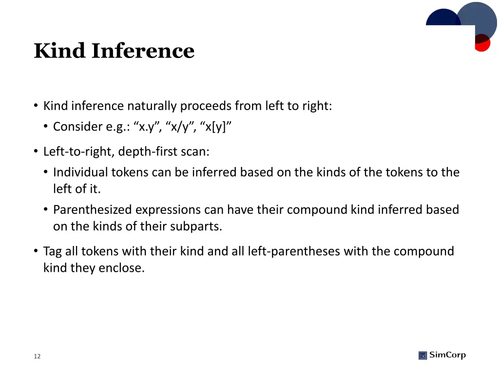 kind inference