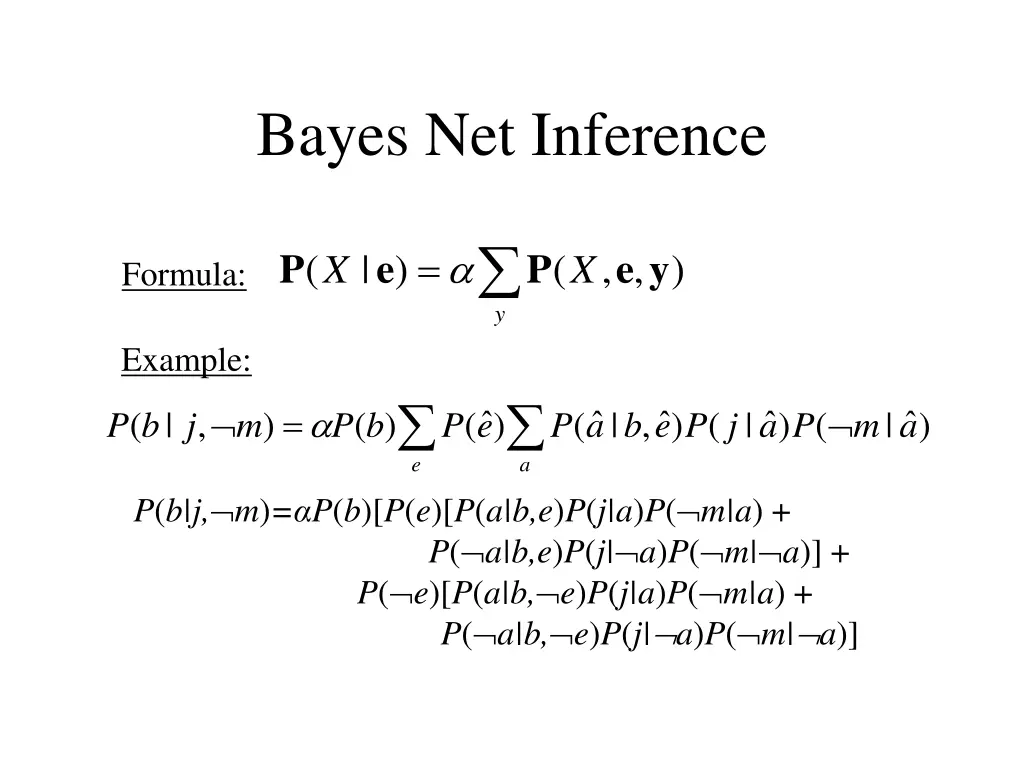 bayes net inference