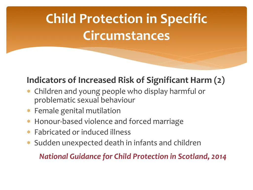 child protection in specific circumstances 1