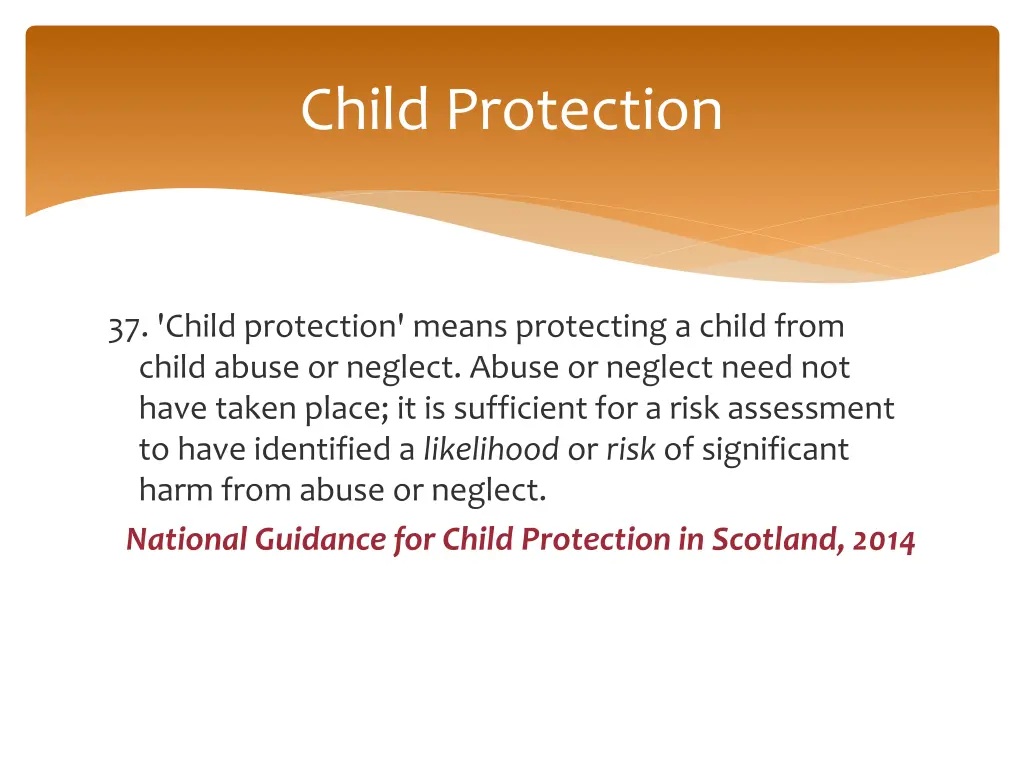 child protection