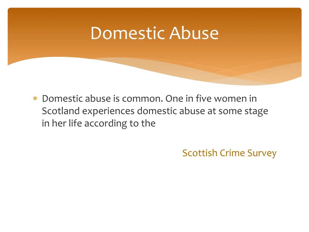 domestic abuse