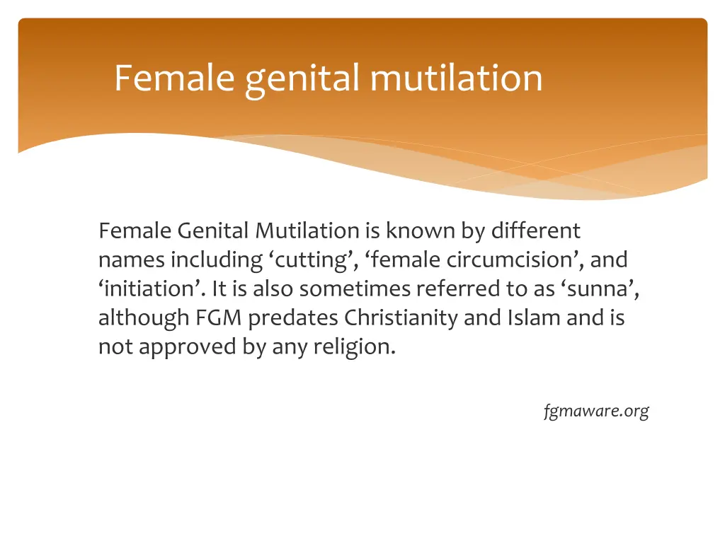 female genital mutilation 1