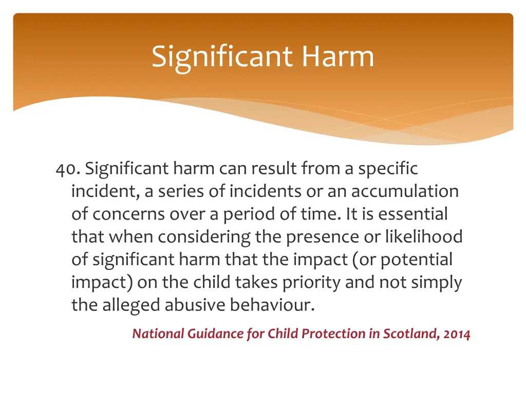 significant harm 1