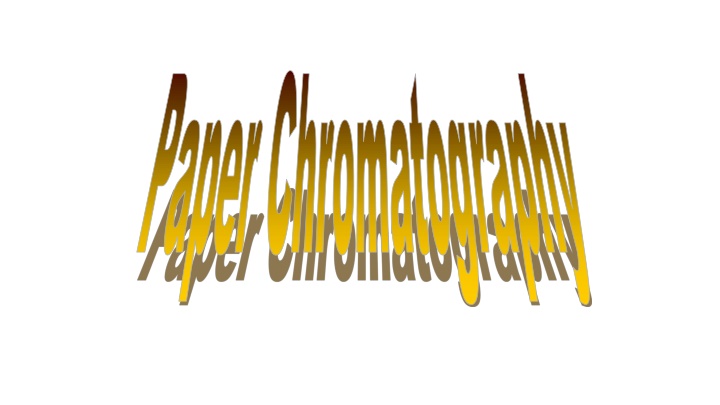 paper chromatography