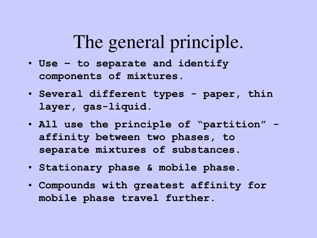 the general principle