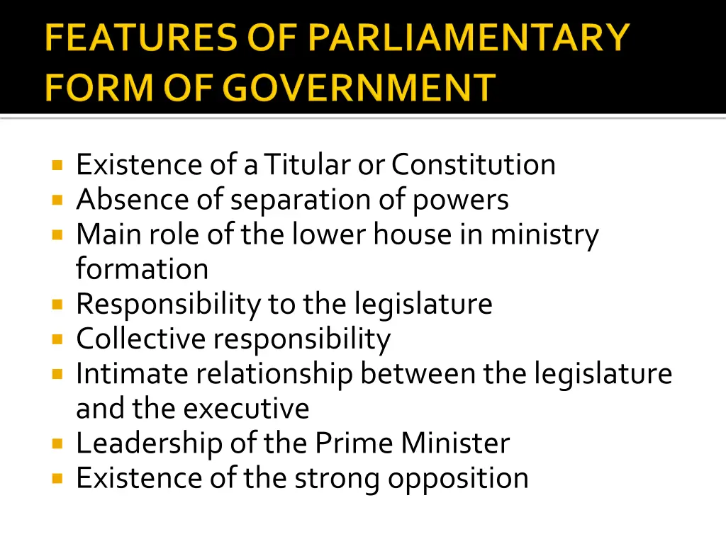 existence of a titular or constitution absence