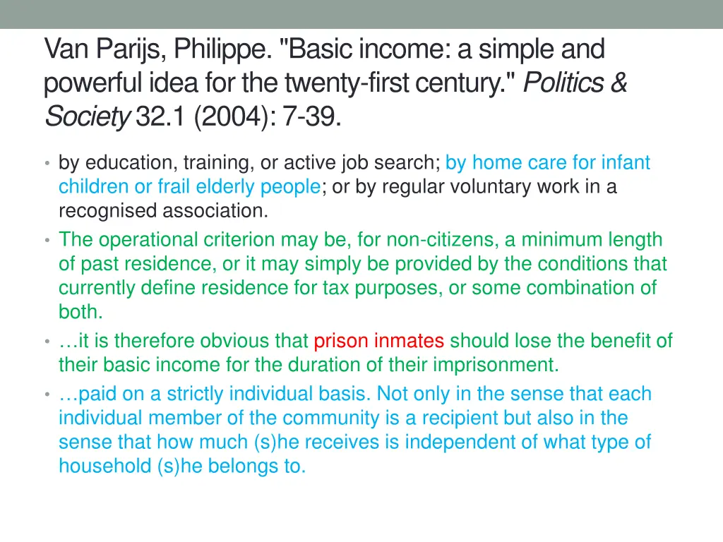 van parijs philippe basic income a simple