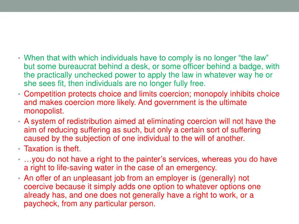 when that with which individuals have to comply