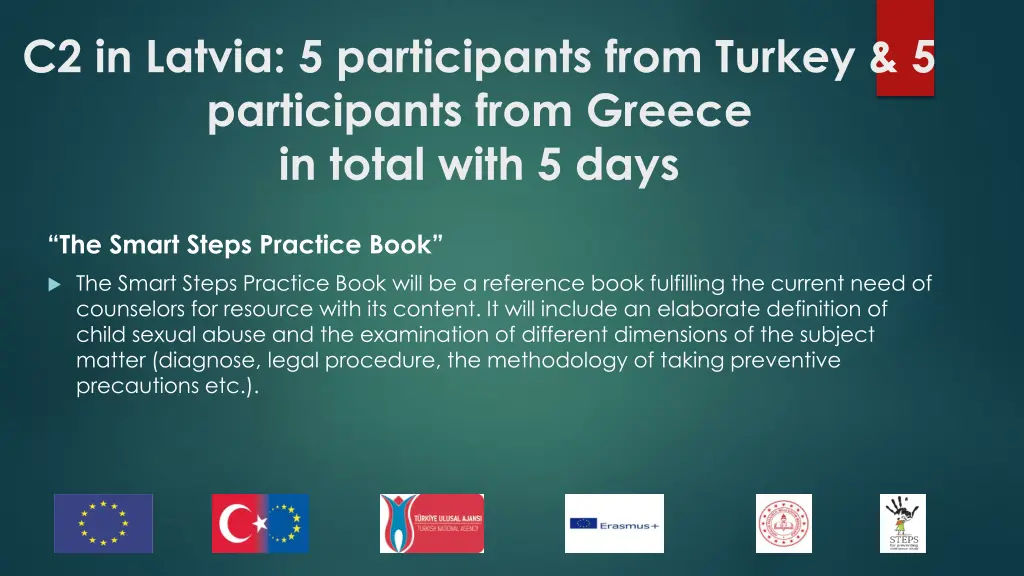c2 in latvia 5 participants from turkey
