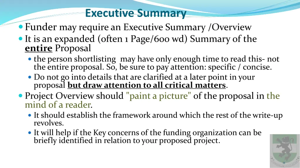 executive summary