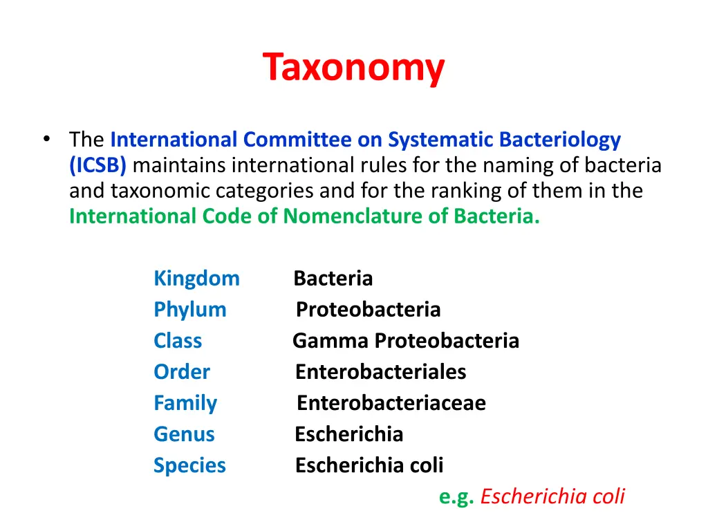 taxonomy
