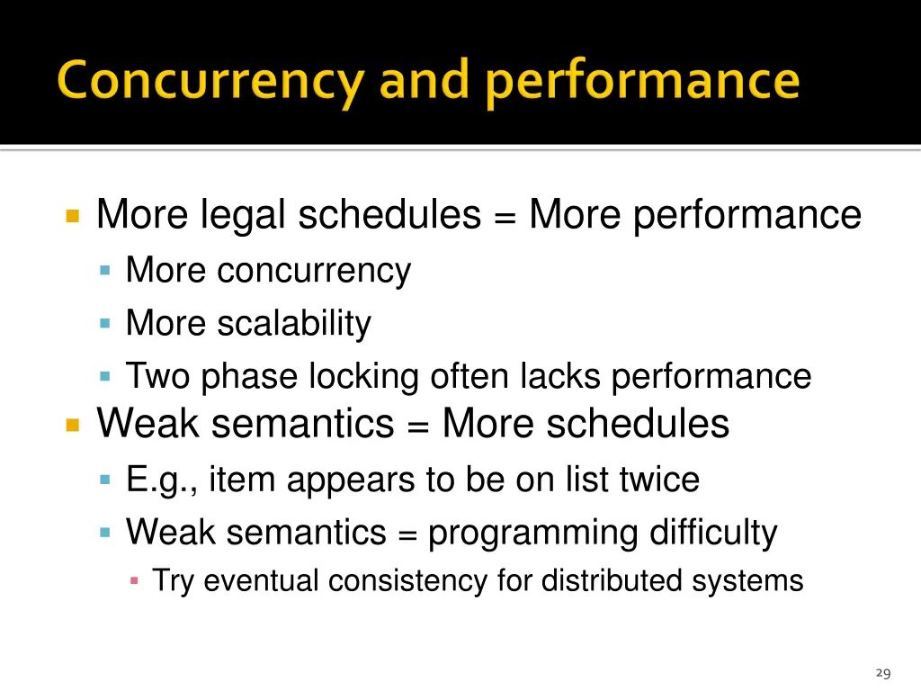 more legal schedules more performance more
