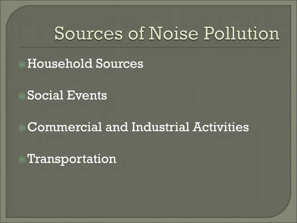 household sources