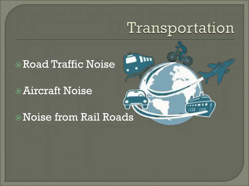 road traffic noise