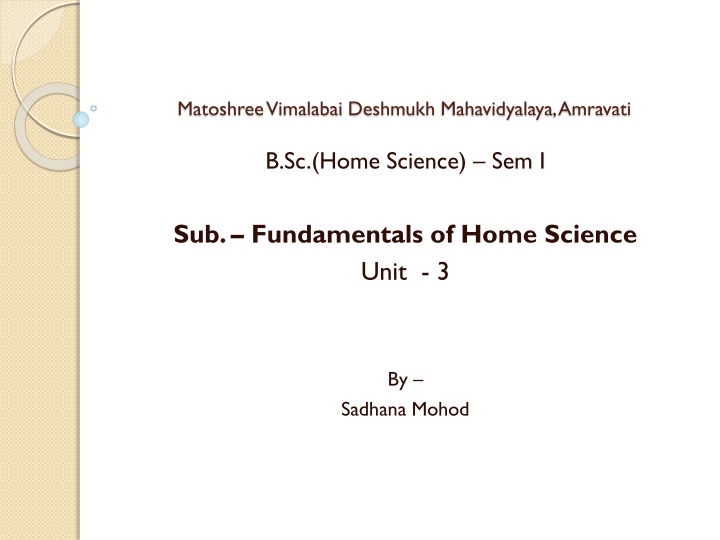 matoshreevimalabai deshmukh mahavidyalaya amravati