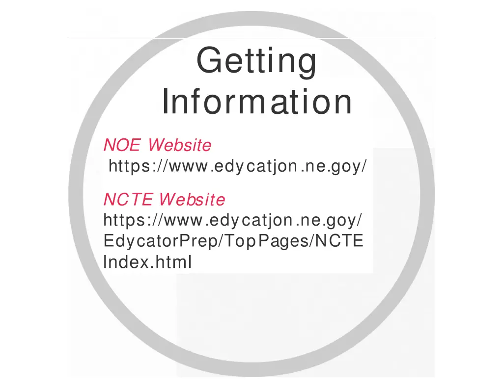 getting information