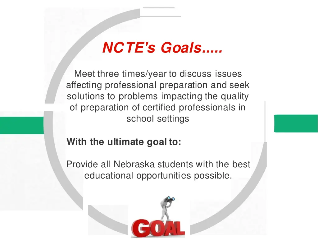 ncte s goals