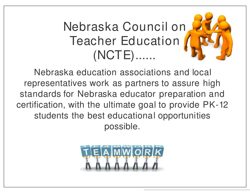 nebraska council on teacher education ncte 1