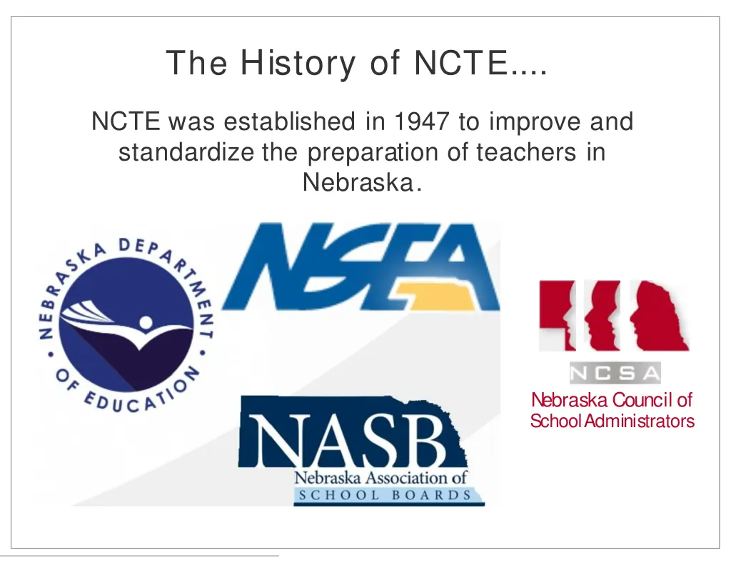 the history of ncte