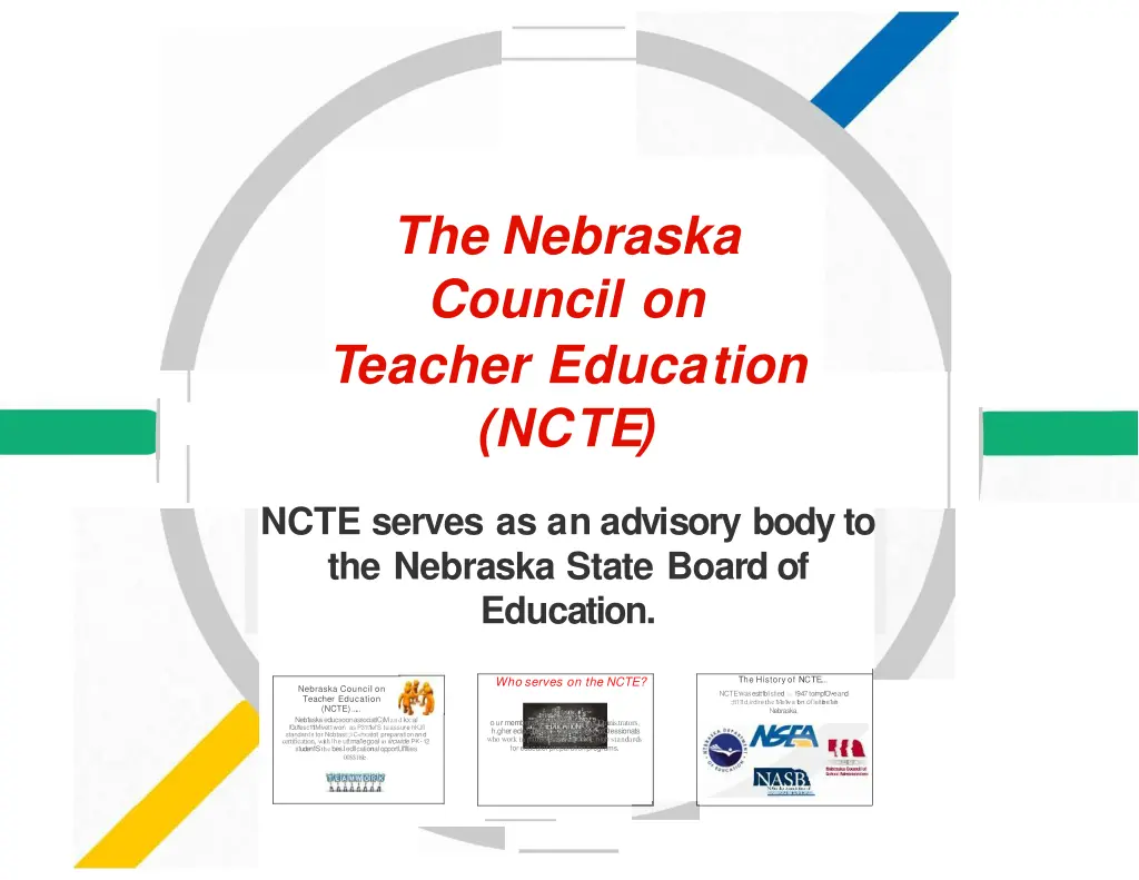 the nebraska council on teacher education