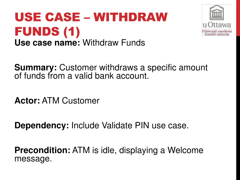 use case withdraw funds 1 use case name withdraw