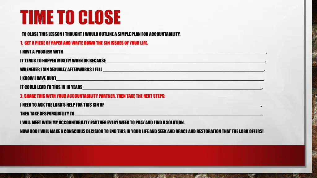time to close