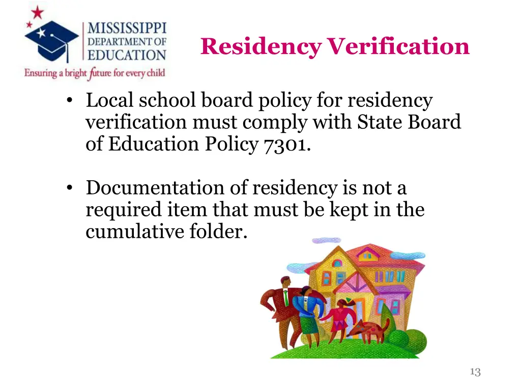 residency verification