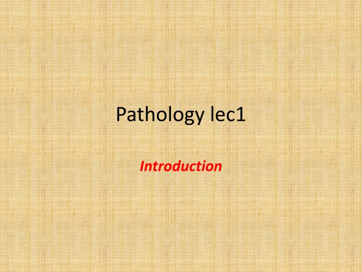 pathology lec1