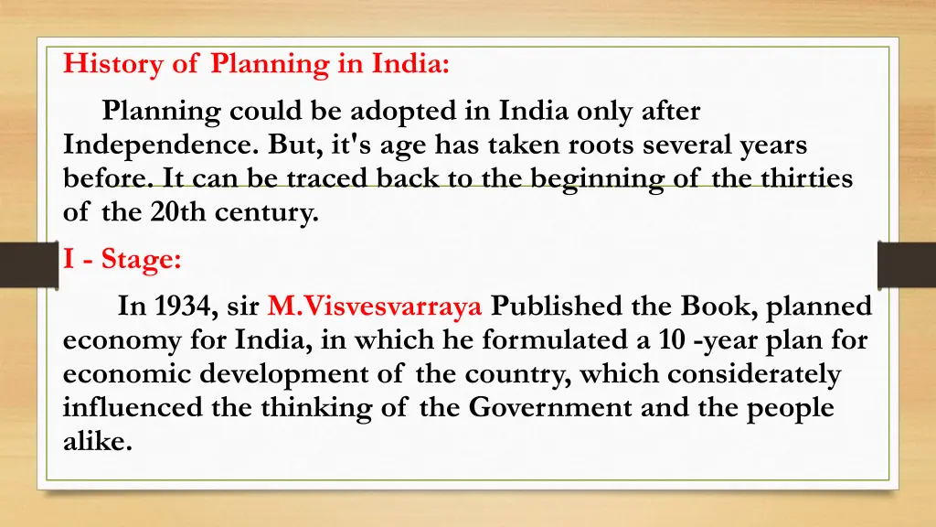 history of planning in india planning could