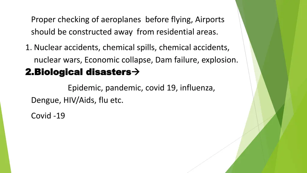 proper checking of aeroplanes before flying