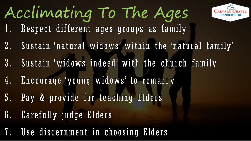 acclimating to the ages respect different ages 2