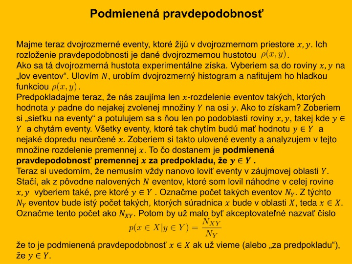 podmienen pravdepodobnos