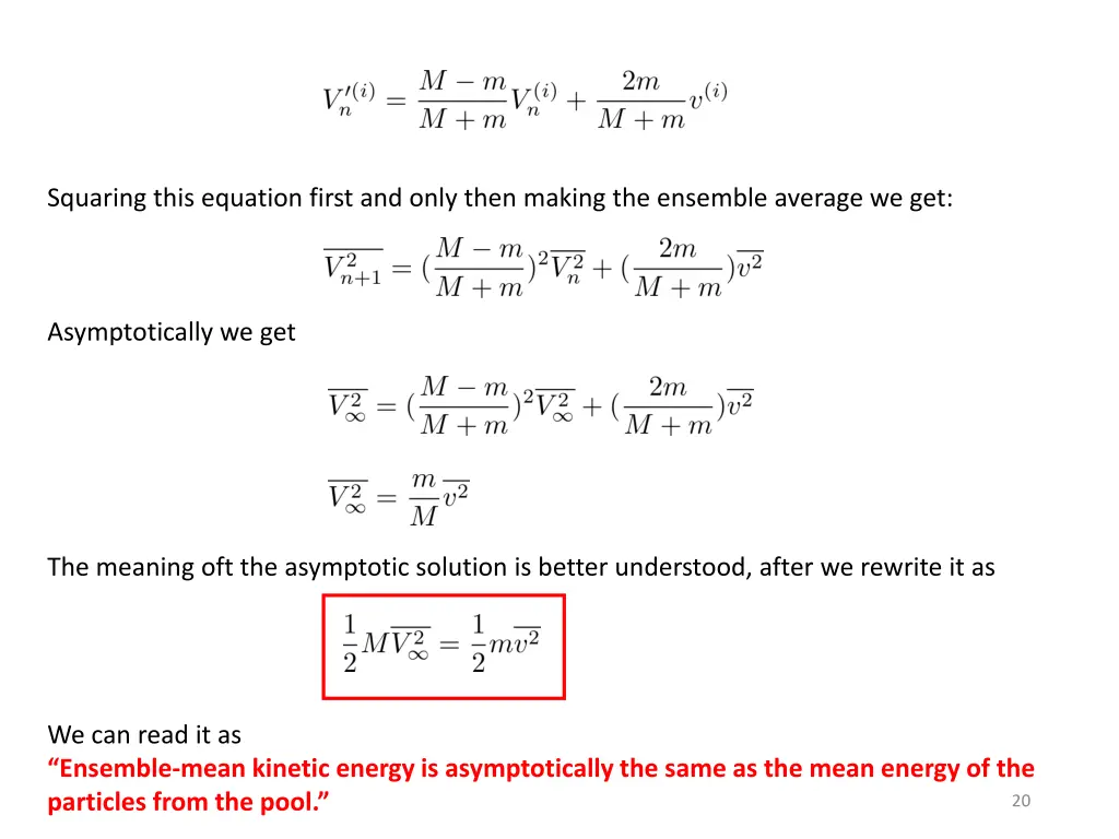 squaring this equation first and only then making
