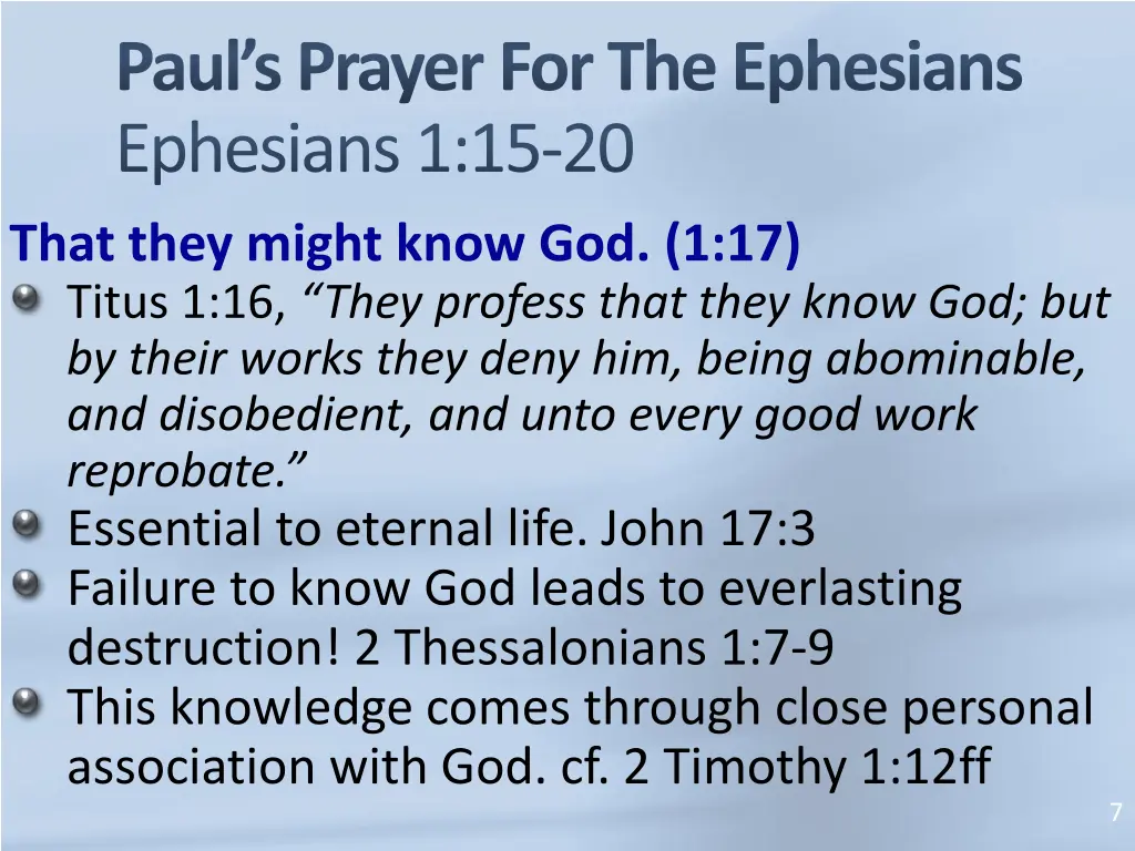 paul s prayer for the ephesians ephesians1 15 20 2