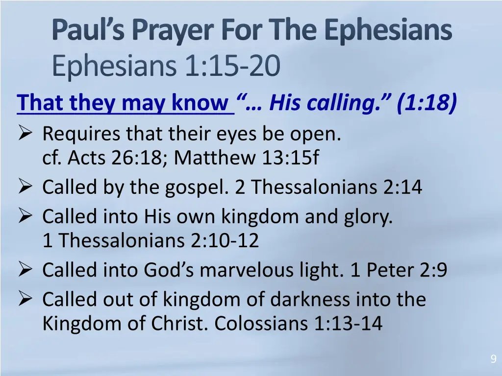 paul s prayer for the ephesians ephesians1 15 20 4