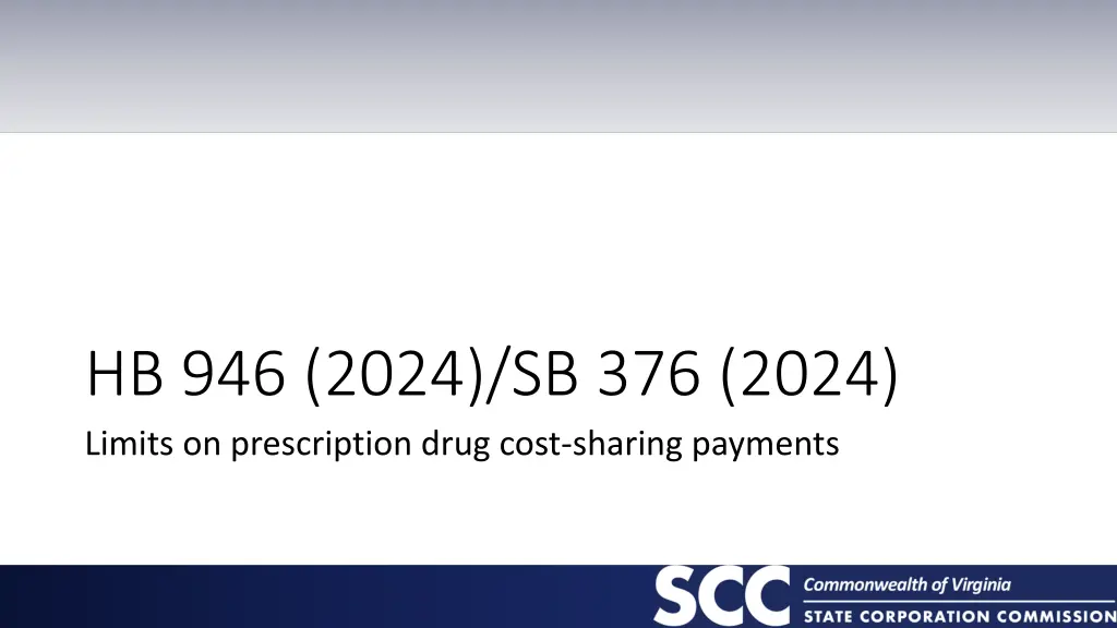 hb 946 2024 sb 376 2024 limits on prescription
