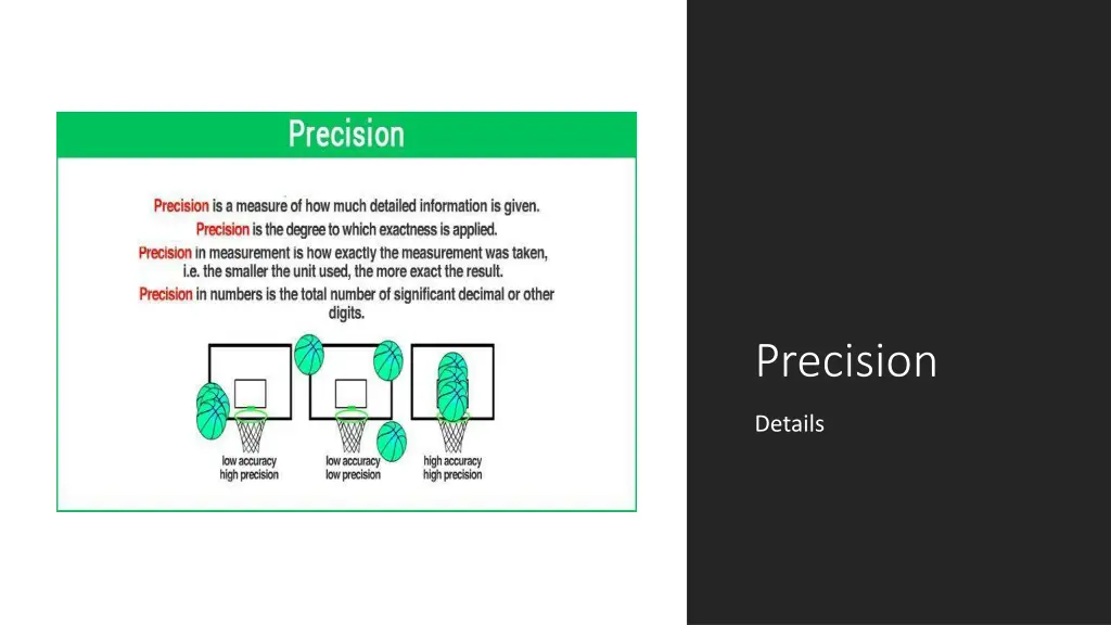 precision