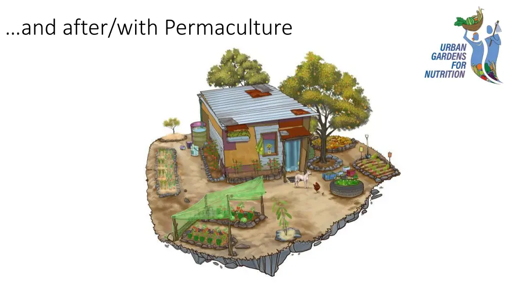 and after with permaculture