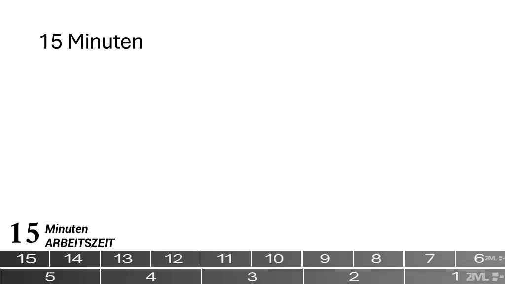 15 minuten