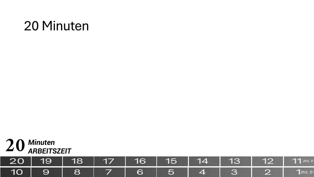 20 minuten