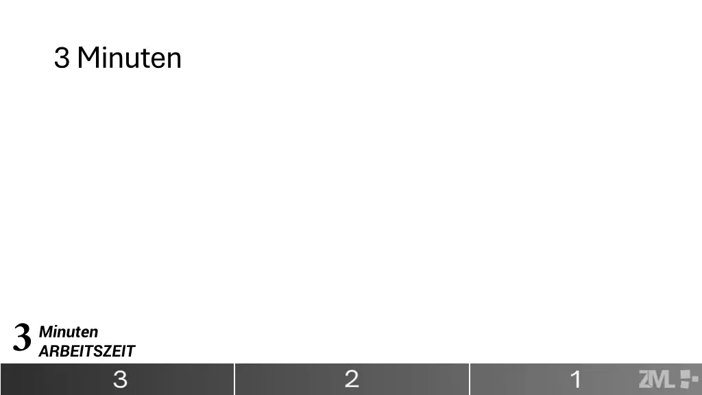 3 minuten