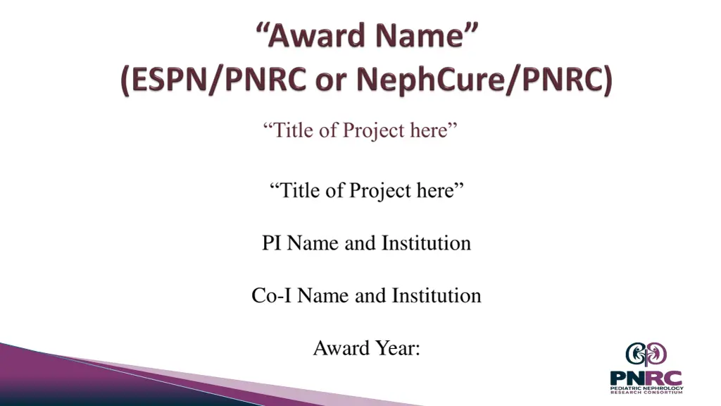 title of project here