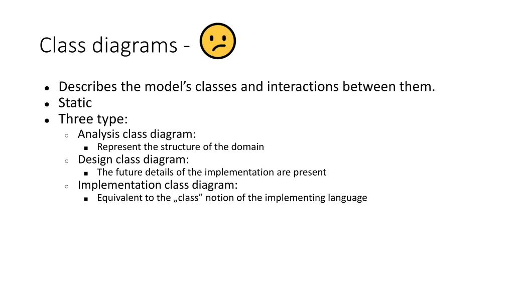 class diagrams